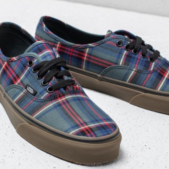 vans authentic plaid
